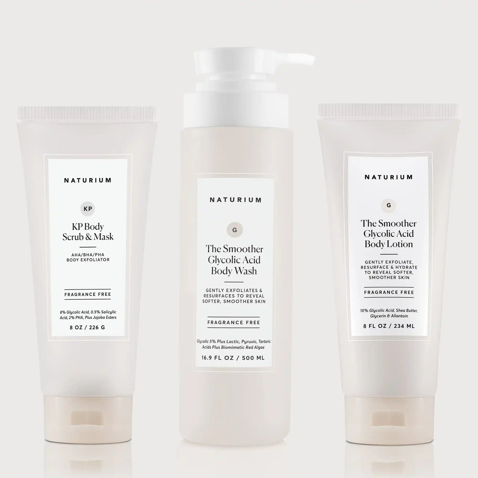 the-glycolic-acid-body-bundle-z7 NATR_KPScrub_SmootherBodyWash_SmootherLotion_Bundle_ecomm.webp